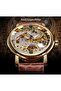 T-Winner Wind-Up Movement Gold Color Wrist Watch - 5