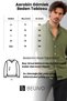 Men's White Oversize Textured Aerobin Linen Look Shirt - 7
