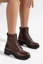 Genuine Leather Daily Women's Boots Dc9613 - 4