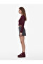 High Waist Slim Fit Leopard Print Sports Shorts Skirt - 4