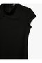 Crepe Fabric Mandarin Qipao Collar Short Sleeve Buttoned Bodycon Midi Dress - 7