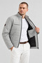 Men'S, Zippered, Pocketed, Quilted Padding, Water and Wind Resistant, Jacket-Coat 24Usec06 - 4