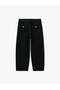 Comfortable Fit Cotton Straight Leg Pocket Balloon Fit Barrel Denim Trousers - Barrel Jeans - 6