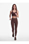 Slim Fit U-Neck Sleeveless Covered Sports Bra with Back Detail