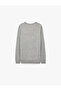 Long Sleeve Contrast Detailed Crew Neck Knitwear Sweater - 6