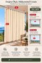 Balcony Curtain Enxboy Optional Eyelet Balcony Tarpaulin Cream Ty901 - 8