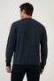 Slim Fit Crew Neck Cotton Pullover Men's Sweatshirt 456201 - 6