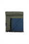 Khaki - A.Navy Blue Double-Sided Scarf - 6