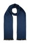 Navy Blue - A.Grey Double-Sided Scarf - 2