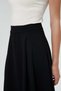 Solid Midi Skirt - 6