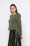 Solid High-Neck Long-Sleeve Top - 4
