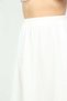 Solid Midi Skirt with Elastic Waist - 3