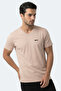 Rivaldo in Men's V-Neck Stone Gray T-Shirt - 4