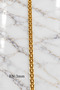 Steel Weave Chain Necklace 3mm Gold Color |   Anti-Tarnish, Women'S, 2 Years Warranty - 4
