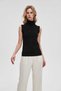 Solid High-Neck Top