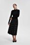 Printed Midi Skirt with Flared Cut - 2