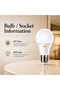 LED Bulb E27 A60 15W 3000K Warm Light - 5