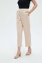 Solid Long Pants with Pockets - 3