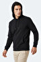 Kevro I Men's Hooded Black Sweatshirt - 4