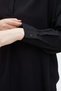 بلوزة نسائية سادة بأكمام طويلة وياقة - 5