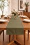 American Service, Olive Green Square Runner
