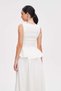Top with Sleeveless, Belt - 7