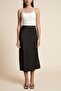 Solid Midi Skirt - 2