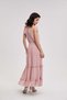 Sleeveless plain wide long dress - 6