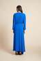 Solid 3/4 Sleeve Maxi Dress - 6