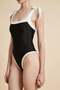 Solid One-Piece Swimsuit - 6