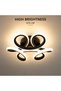 3-function LED chandelier black 27W - 5