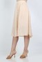 Embroidered Midi Skirt with Front Buttons - 2