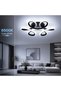 3-function LED chandelier black 27W - 3