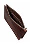 Noctra Brown Leather Clutch – Unisex Handbag with Card Holder, Phone Compartment, and Zippered Inner Pocket - 3