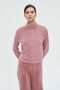 Solid High Neck Long-Sleeve Top - 5