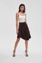 Solid Ruffle Mini Skirt - 3