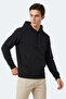 Kevro I Men's Hooded Black Sweatshirt - 6