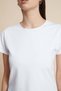 Solid Round Neck Short Sleeve Blouse