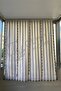 Olivia Home Rope Tensioned Height Adjustable Gray Cream Striped Balcony Curtain Thick Fabric - 5
