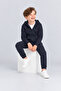 Girls - Boys Basic Zippered School Tracksuit Set Ak0785 - 3