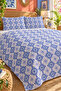 Ethnic Patterned Bedspread 200X220 Double Pique Set - 7