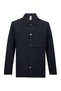 Black Color Men's Polyester Technical Overshirt
