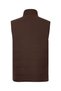 Coffee Color Men's Reversible Polyester & Wool Vest - 2