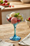 Marseille Set of 4 Cup Ice Cream Bowls Blue-Turquoise 270 Cc - 5
