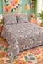 Flower Pattern Double Printed Pique (200x220 Cm) - 6