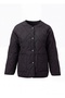 Coffee Color Women's Lightweight Collarless Quilted Coat