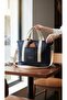 Jeans Navy Blue Hand and Shoulder Bag - 4