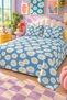 Daisy Patterned Bedspread 200X220 Double Pique Set - 2