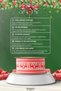 DEER PATTERNED WOVEN CHRISTMAS RIBBON (40mm WIDTH - 10m LENGTH) - 8