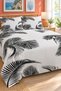 Palm Tree Patterned Bedspread 200X220 Double Pique Set - 2